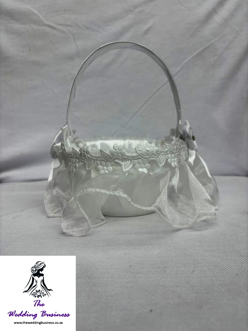 Flower Girl Basket Wedding Flower Basket